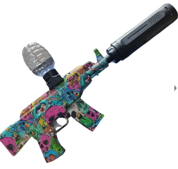 Pistola Ak-47 Hidrogel Con Luz Y Humo